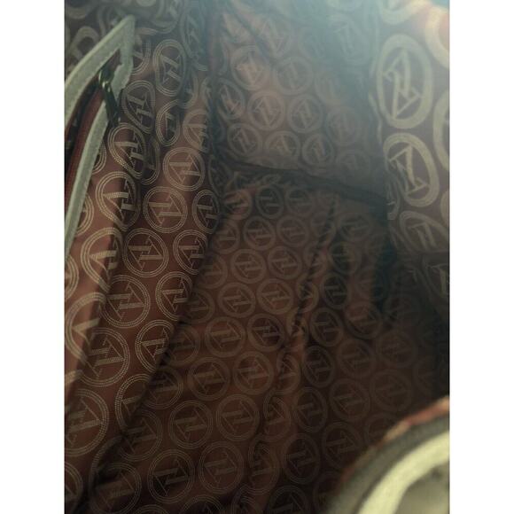 ADRIENNE VITTADINI Taupe Diamond Quilted 18" Travel Duffle Bag - Picture 9 of 11